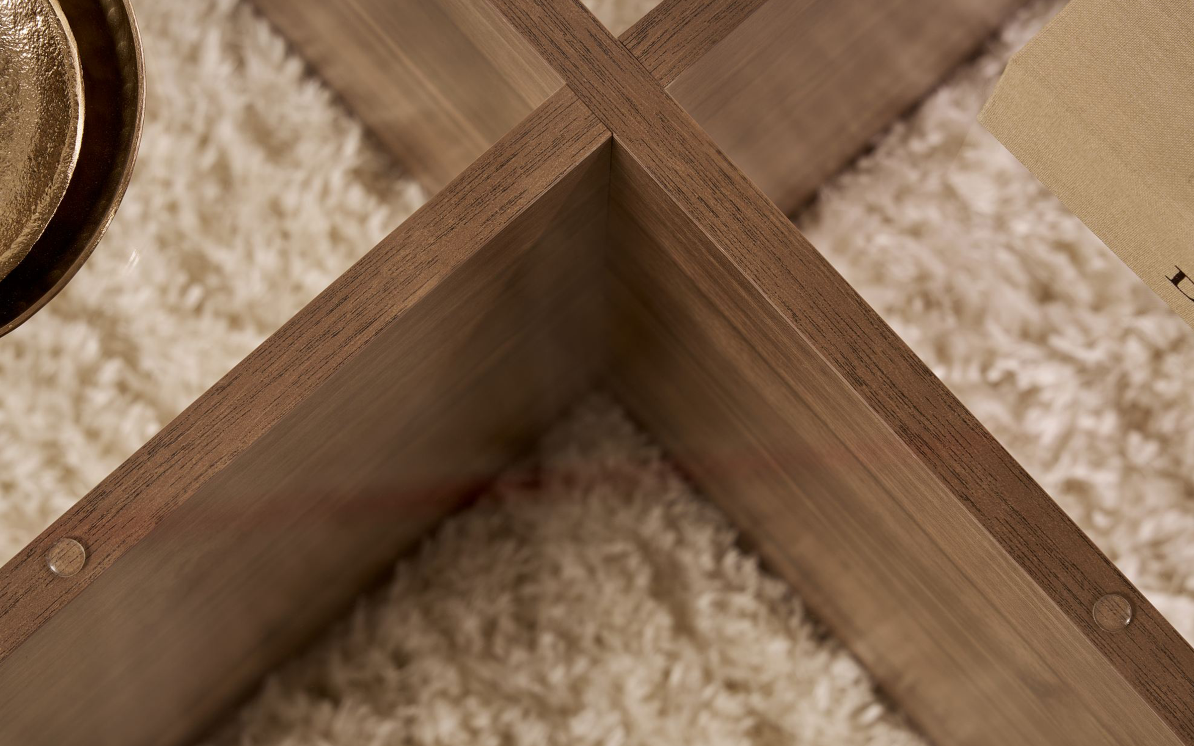 Masuta de cafea Veta, nuc  5